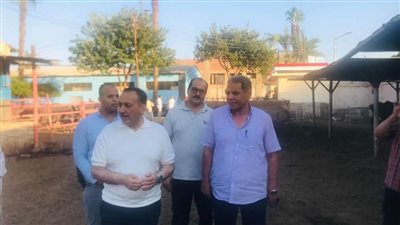 محافظ أسيوط يتفقد أعمال التطوير بمحطتي بني مر وأبنوب الحمام للثروة الحيوانية