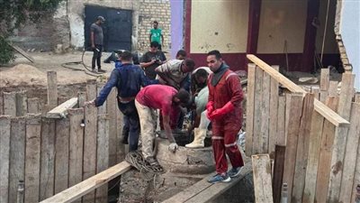 رئيس مياه القناة: إصلاح الهبوط الأرضي بمحطة رفع الصرف بأبو عطوة 