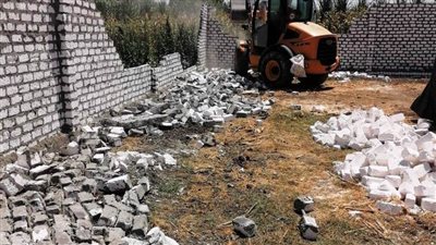 إزالة 134 حالة تعد على أملاك الدولة والأراضي الزراعية بسوهاج