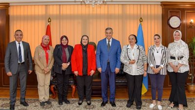 محافظ الإسكندرية يستقبل ممثلي المجلس القومي للمرأة لبحث سبل زيادة التعاون المشترك