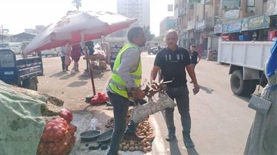 رفع 1045 حالة إشغال طريق ثابتة ومتحركة لتوفير شوارع آمنة للمواطنين بالبحيرة 