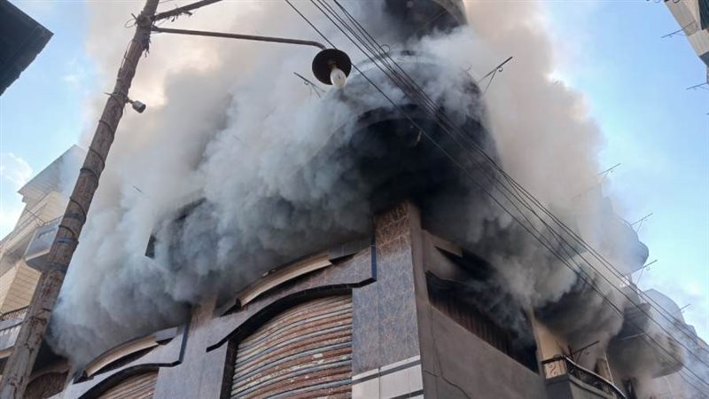 حريق المخزن