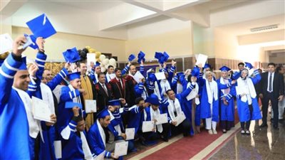 حفل خريجي الدفعة الثانية للجامعة المصرية للتعلم الإلكتروني الأهلية بالبرامج المشتركة مع جامعة جنوب الوادي