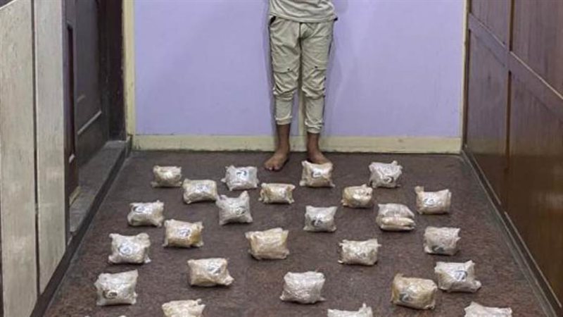 المتهم والمضبوطات