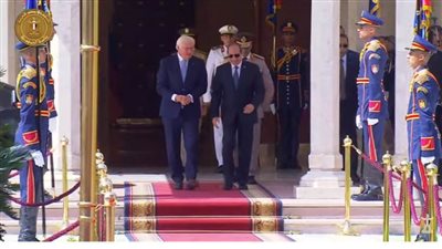 عاجل| الرئيس السيسي يستقبل نظيره الألماني.. 