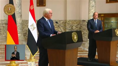 عاجل.. تفاصيل المباحثات بين الرئيس السيسي ونظيره الألماني بالقاهرة 