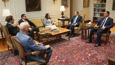 وزير الخارجية يستقبل وزيري التنمية المحلية والإسكان