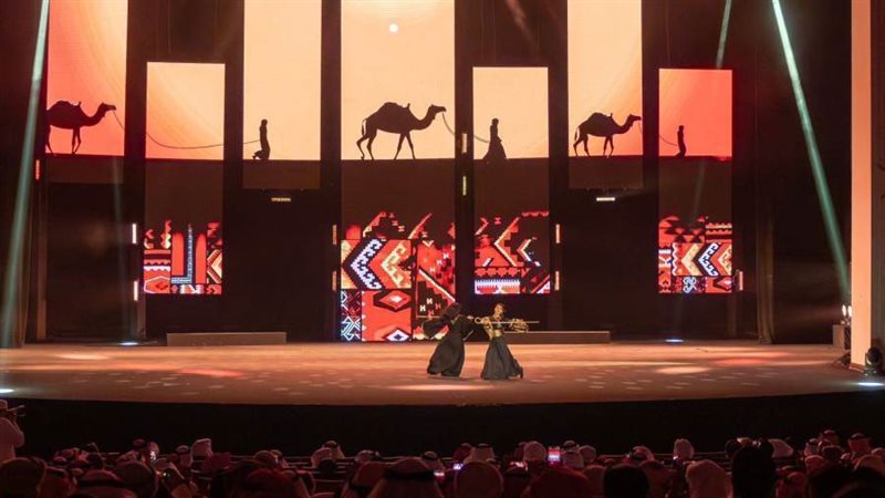 جانب من عرض الأفتتاح