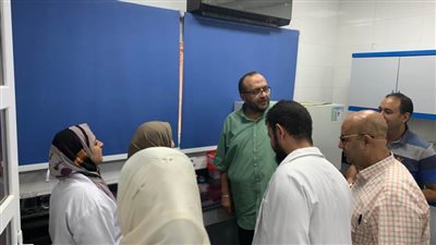 رئيس مياه سوهاج يتفقد أعمال الإحلال والتجديد بمحطة سكساكا 