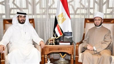 وزير الأوقاف يستقبل مدير مكتب المشروعات الخيرية الكويتي بالقاهرة 