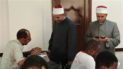 ٥٠٠ طالب وافد يؤدون اختبارات تخصص اللغة العربية بالجامع الأزهر