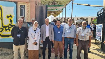 الكشف على 2032 مواطنًا بقافلة طبية بقرية كوم القناطر بأبوحمص