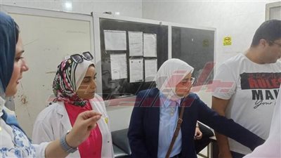 إدارة مستشفيات كفر الشيخ تتابع الخدمات الطبية