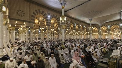 أكثر من 5 ملايين مصل يؤدون الصلوات في المسجد النبوي الأسبوع الماضي