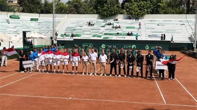  محمد صفوت يقود منتخب التنس للتعادل أمام المجر في كأس ديفيز