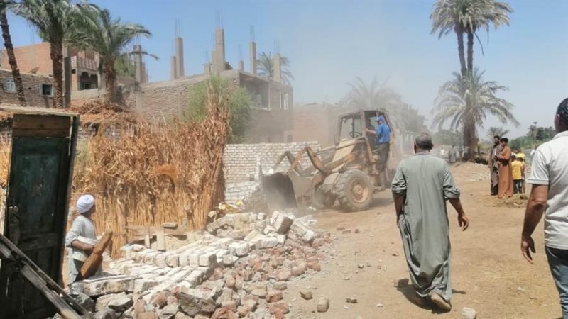 جانب من تنفيذ الإزالات