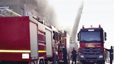 التحريات تكشف سبب حريق ورشة قطع غيار السيارات بالسلام
