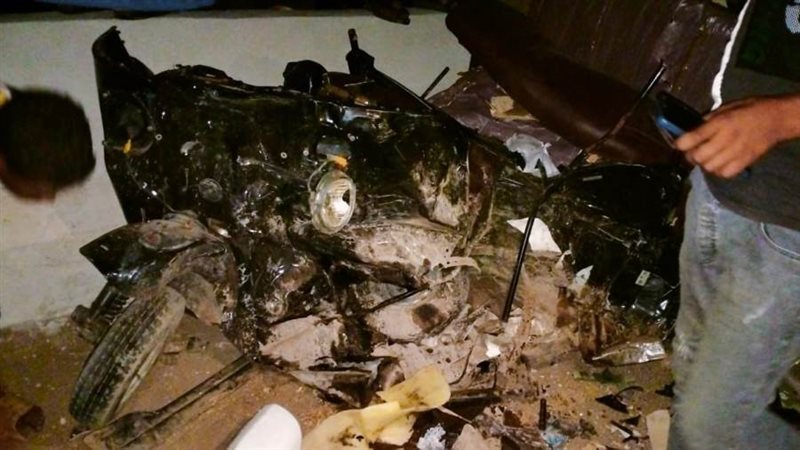 حادث تصادم سيارة