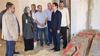 رئيس جامعة بنها يتابع أعمال الصيانة بالمدن الجامعية بكفر سعد