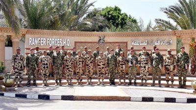 تدريب مشترك بين الصاعقة المصرية والقوات الخاصة الصربية