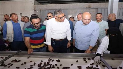 محافظ الجيزة يبحث آليات تطويرصناعة وتصدير التمور،ومناجم الحديد في الواحات