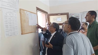 وكيل تعليم البحيرة  يتفقد عددًا من مدارس إدارة رشيد التعليمية