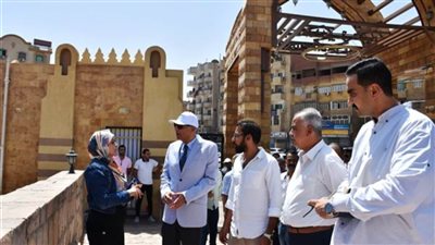 محافظ أسوان يتابع مشروع تطوير منطقة الطابية الأثرية