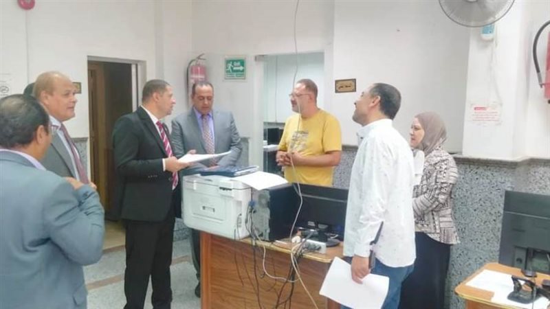 جانب من تفقد العمل