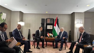 وزير الخارجية يؤكد دعم مصر الكامل للسلطة الفلسطينية