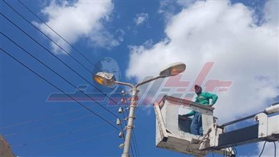 كفر الشيخ ترفع كفاءة منظومة الإنارة العامة ببلطيم 