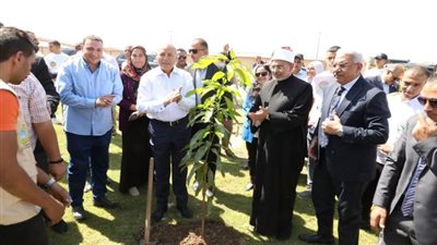 طلاب الأزهر يسهمون في دعم مبادرة زراعة 100 مليون شجرة مثمرة