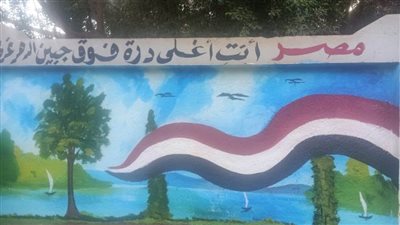 محافظ أسيوط يتابع أعمال دهان وتجميل أسوار المدارس ومداخل القرى بـ