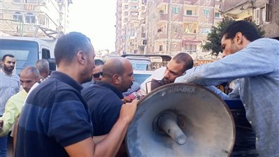 حملة موسعة لحي غرب الإسكندرية لإزالة كافة الإشغالات بمحيط المدارس