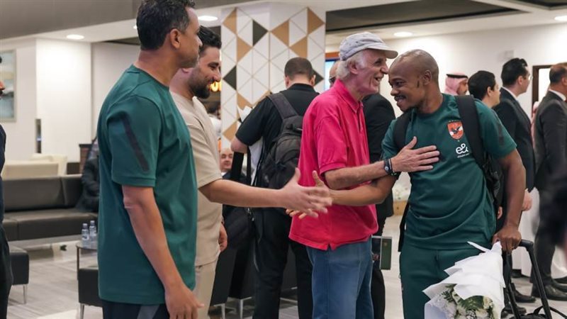 وصول بعثة الاهلي