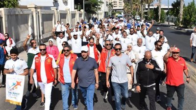 نائب محافظ البحيرة يشارك في فعاليات ماراثون 