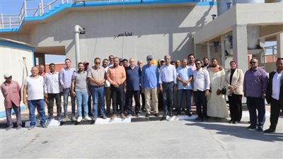 محافظ المنيا يتفقد أعمال محطة معالجة صرف صحي برطباط بتكلفة 650 مليون جنيه