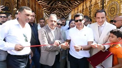 وزير الرياضة ومحافظ الشرقية يفتتحان عددا من المنشآت الرياضية بالزقازيق