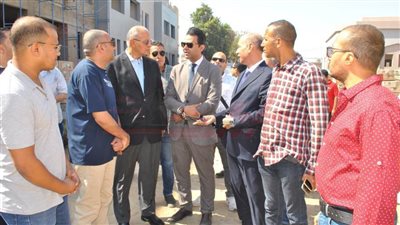 وكيل صحة سوهاج يتفقد اعمال إنشاء مستشفى طما المركزي