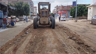 البحيرة تواصل أعمال رفع كفاءة الطرق وتحسين البنية التحتية استعدادًا لفصل الشتاء