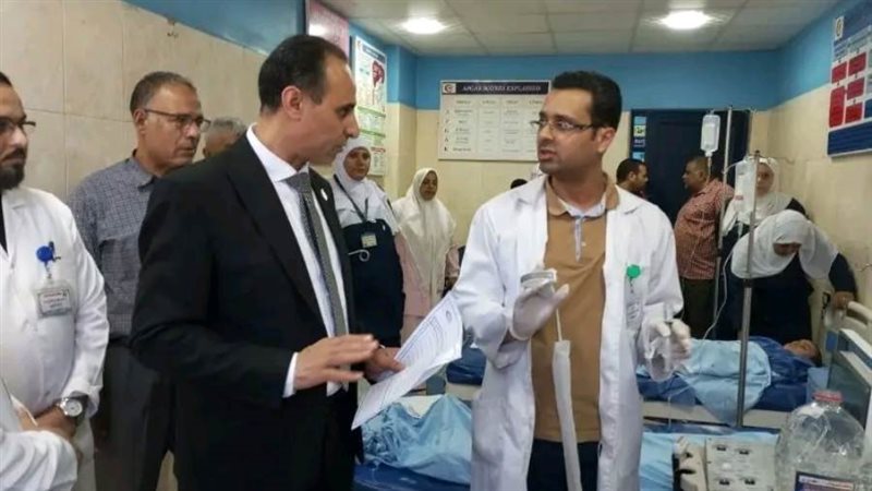 وكيل الصحة يطمئن