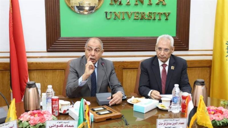 رئيس جامعة المنيا