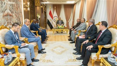 وزير الإنتاج الحربي يستقبل 