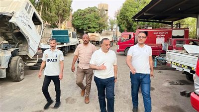 محافظ أسيوط يتفقد مركز صيانة السيارات للاطمئنان على سير العمل 
