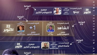 مهرجان المسرح العربي يعلن مواعيد عروض دورته الخامسة