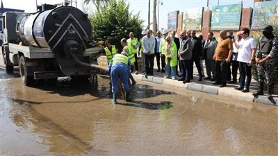 تدريب عملي: استعدادات شركة مياه بني سويف للتعامل مع موسم الشتاء