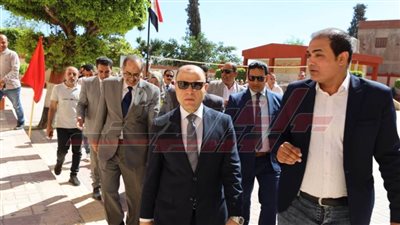 عبدالمعطي يتفقد ‏مدرسة الشهيد الرائد كريم أبو زامل الثانوية بنات بفوه