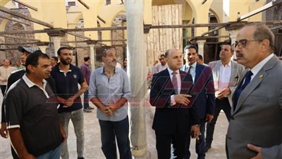 ترميم جامع أبوالمكارم الأثري بفوه في كفر الشيخ 