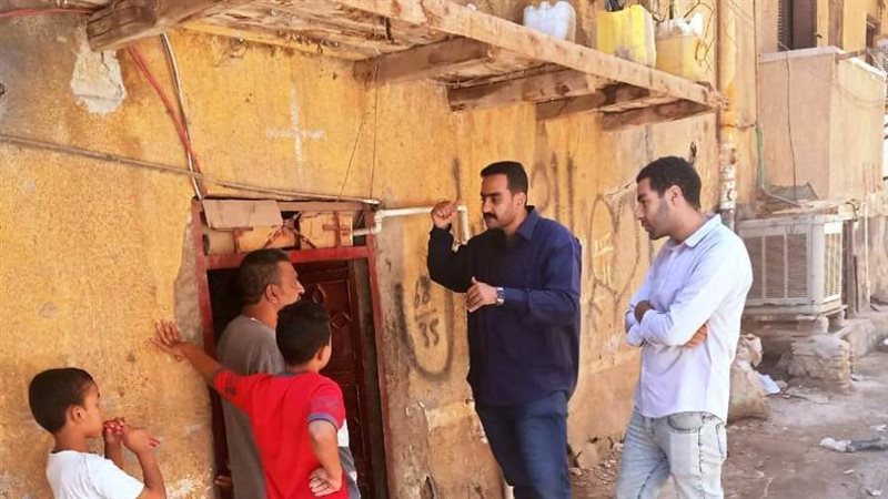 حل مشكلة الصرف بمنطقة