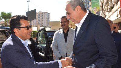 محافظ الغربية يلتقى وزير الشباب لافتتاح وتفقد عدد من المنشآت