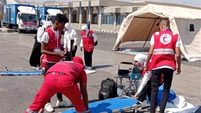 الهلال الأحمر بالبحر الأحمر يشارك في مناورة مصر 10 بسفاجا |صور